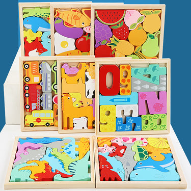 BIG SIZE 3D WOODEN PUZZLES GAMES